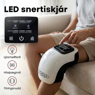 Hné Nuddtæki með Hita og Titring